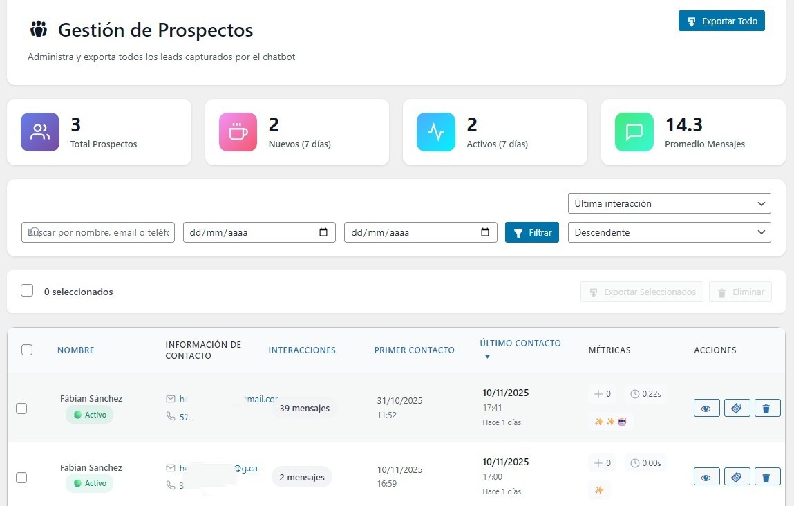 AI ChatBot Pro Interface