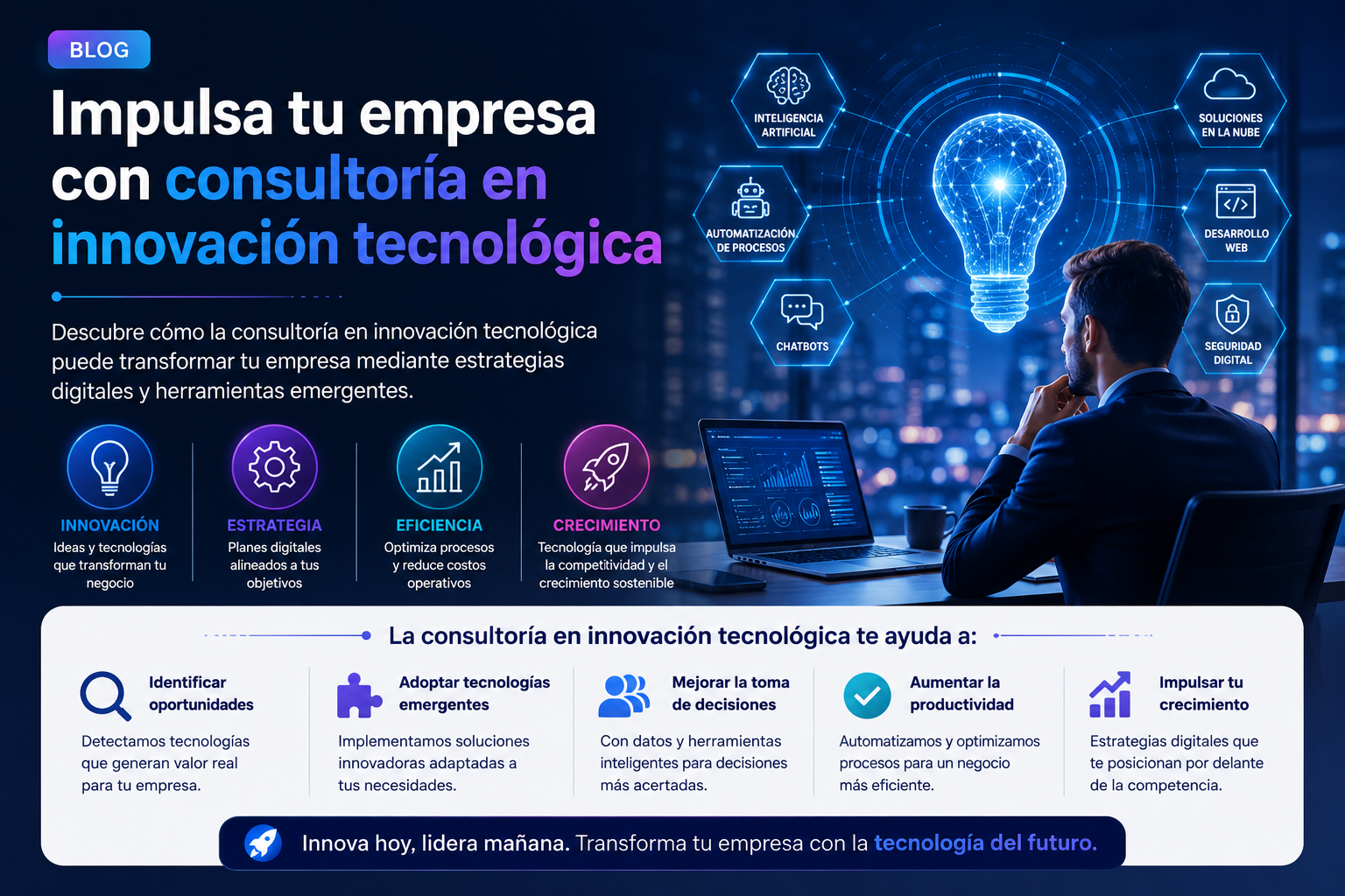 Impulsa tu empresa con consultoría en innovación tecnológica